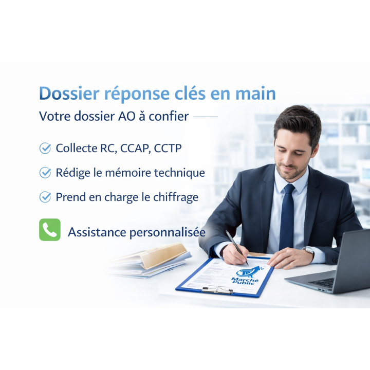 Chargé d'appels d'offres pour vos marchés publics